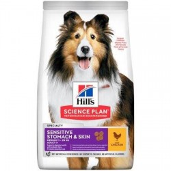 Hill's Science Plan Sensitive Stomach & Skin Adult Medium Τροφή Για Σκύλους Με Κοτόπουλο 2.5 kg
