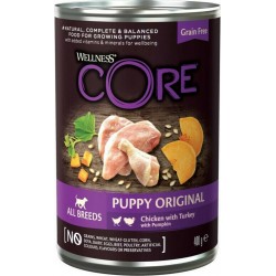 Wellness Core Grain Free Puppy Κοτόπουλο με γαλοπου΄λα 400g..