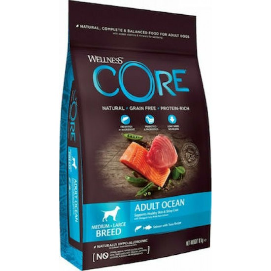 Wellness Core Adult Ocean Salmon and Tuna 10+2 kg