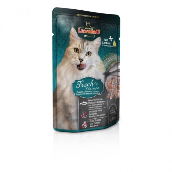 Leonardo Cat food Trout & Catnip 85g