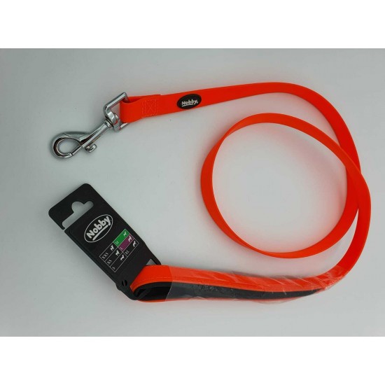 Nobby Training Lead Cover Neon Orange M-L 20mm x 120cm