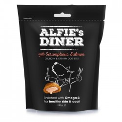 Alfie's Diner Dog Treats With Scrumptious Salmon 100g