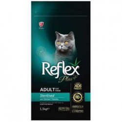 Reflex plus cat adult sterilised chicken 1,5kg