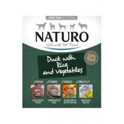 Naturo Adult Duck And Rice Vegetable Dog Food Tray 400G