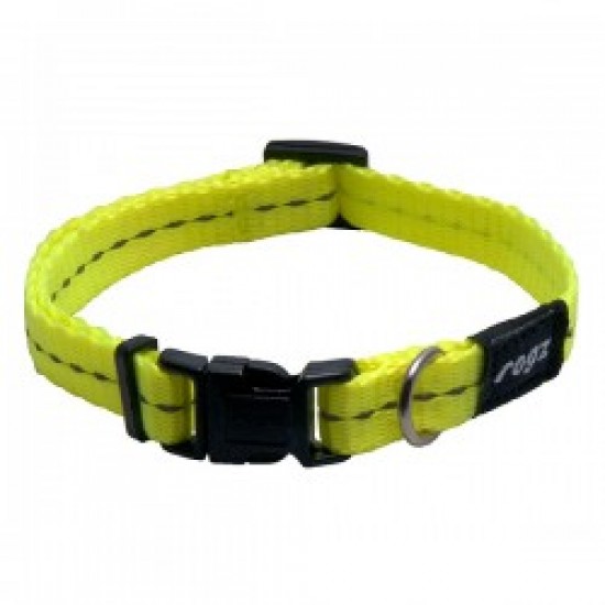 ROGZ COLLAR S NITELIFE DAYGLOW YELLOW