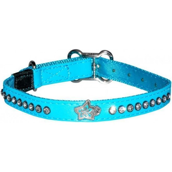 Rogz Luna Blue Small Buckle Collar 9