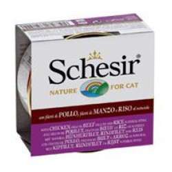 Schesir Chicken and Beef with Rice natural water Cooking 85 g