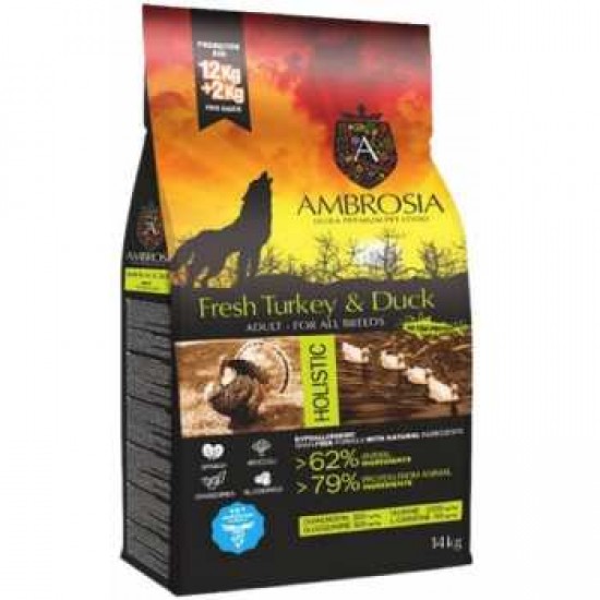 AMBROSIA CAT ADULT CHICKEN & FRESH SALMON 1.5kg