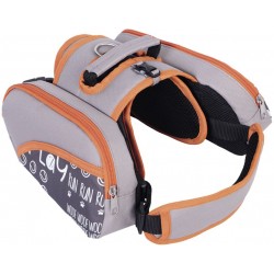 Nobby Prune harness with bags Large