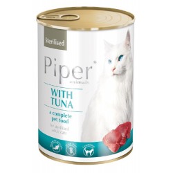 Piper Sterilised Tuna complete food for cats 400gr
