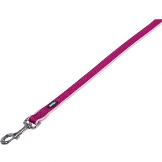 Nobby hondenlijn Classic Preno pink- Rood - M/L- 20/25mm - 120 cm