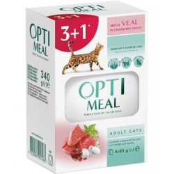 OPTIMEAL 3 + 1 WITH VEAL IN CRANBERRY SAUCE