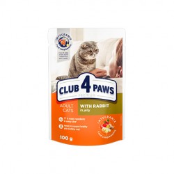 Club 4 Paws with Rabbit in jelly For Adult Cats 100g