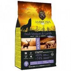 Ambrosia Adult Dog Venison&Lamb 2kg     ..