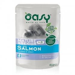 Oasy mature and senior with salmon 85g