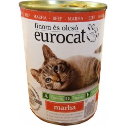 Eurocat κονσέρβα με μοσχάρι 415g