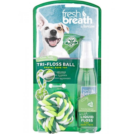 Fresh Breath Liquidfloss and Triflossball