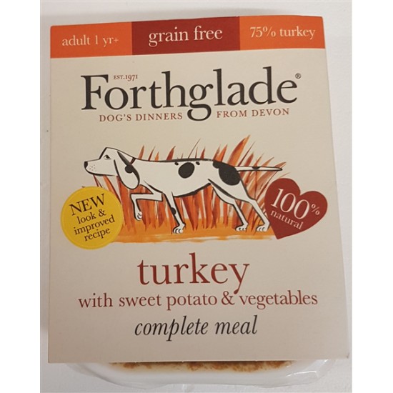 Forthglade Turkey With Sweet Potato And Vegetables Grain Free 395g