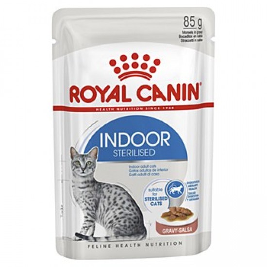 Royal Canin Indoor Sterilised Adult 85g Wet Cat Food..