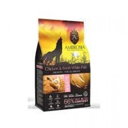 Ambrosia Grain Free Fresh Fish and Chicken for Puppies 2kg