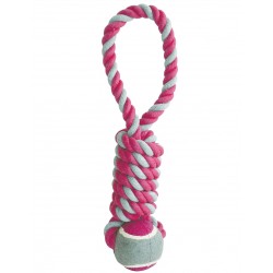 Happy Pet Rope Toy For Dogs – White And Pink..