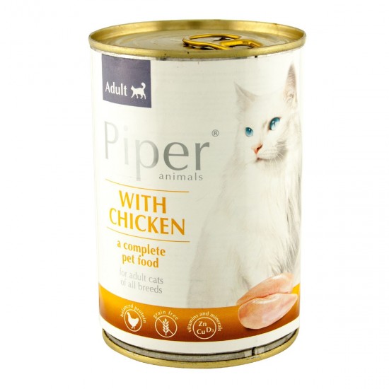 Piper Adult Chicken complete food for cats 400gr