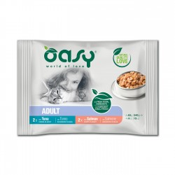 Oasy Wet Cat Salsa Multipack Fish Selection 4  X 85 gr..
