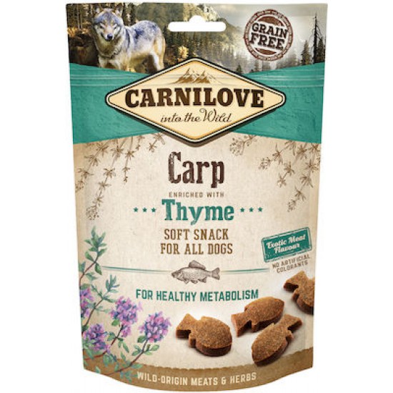 CARNILOVE Dog Soft snack Carp with Thyme 200g