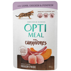 Optimeal Adult Grain Free Lamb, Chicken & Pumpkin 85g