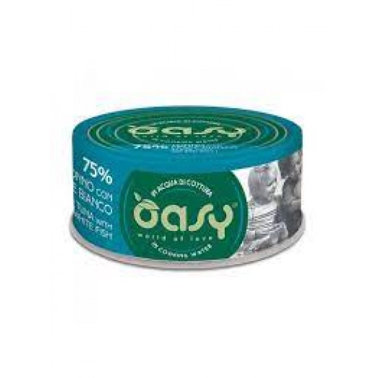 Oasy Adult Tuna with White Fish 75g