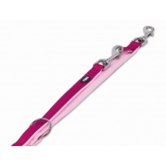 NOBBY-Λουρί Οδηγός CLASSIC PRENO pink L: 200cm, W: 20/25mm