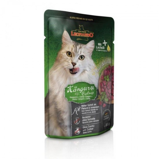  Leonardo Cat food Canguro Catnip 85g