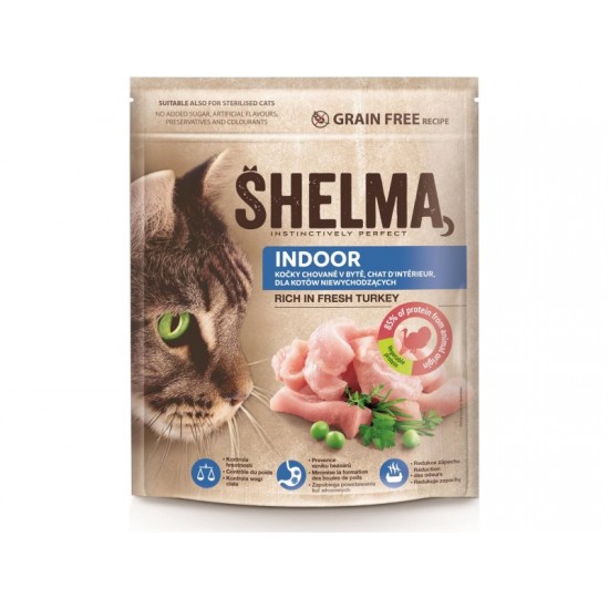Shelma Cat Indoor Turkey grain free 750g