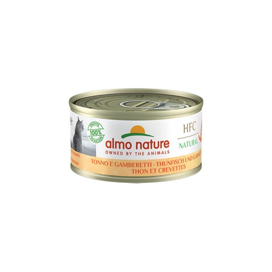 ALMO NATURE TUNA W/SHRIMPS 70g