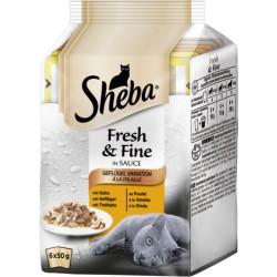 SHEBA Fresh & Fine Chicken & Turkey 50gr