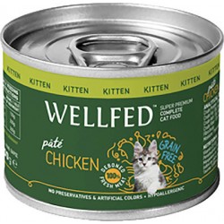 Wellfed Cat Kitten Chicken 200gr 