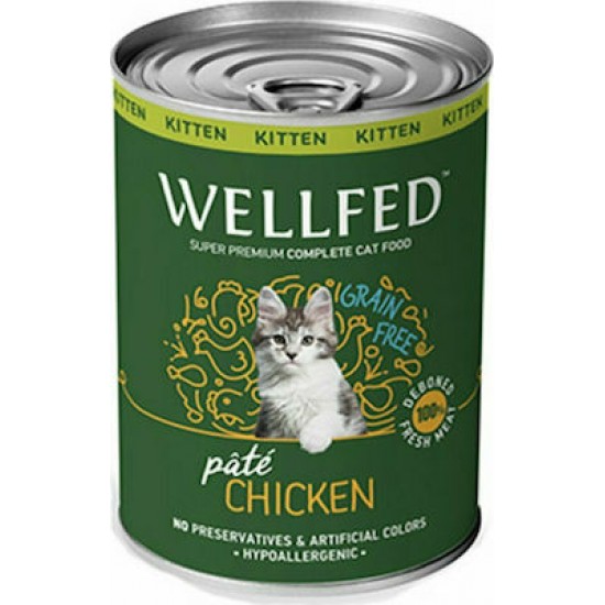 Wellfed Cat Kitten Chicken 400gr