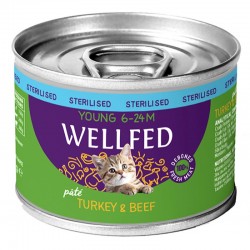 Wellfed Kitten Turkey and Beef 200gr