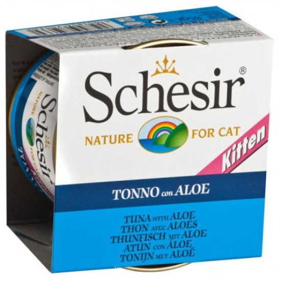 Schesir Tuna With Aloe For Cats in Gelatin 85g