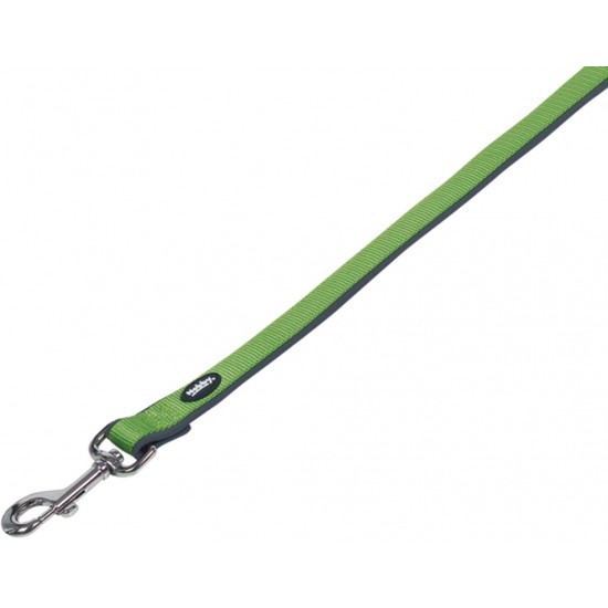 Nobby hondenlijn Classic Preno green- Rood - XS/S- 15/20mm - 120 cm