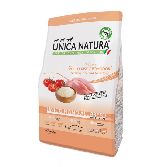 Gheda Unico Natura dog all breed Chicken 12kg