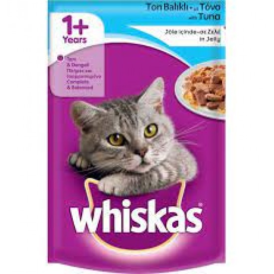 Whiskas τροφή γάτας με τόνο σε ζελέ 100g