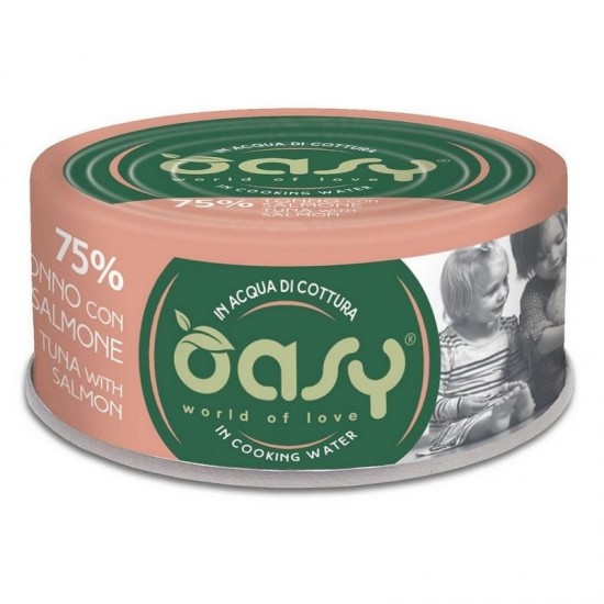 Oasy Adult Tuna with Salmon 75g