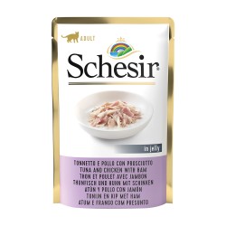 Schesir tuna and chcicken with ham 85g