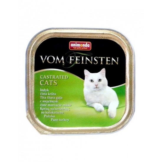 Animonda Vom Feinsten Castrated Cats Pure Turkey 100g