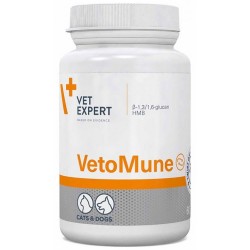 Vetexpert Vetomune Food Supplement for Dogs & Cats Immune System Enhancer 60 caps