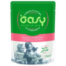 Oasy Adult Chicken with Salmon 70g