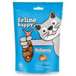 Feline Happy Crunchy And Creamy Salmon Bites 60g