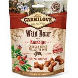 Carnilove Dog Treats Crunchy Wild Boar with Rosehips 200g