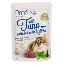 Profine adult cat pouch fillets in jelly with Tuna 85g